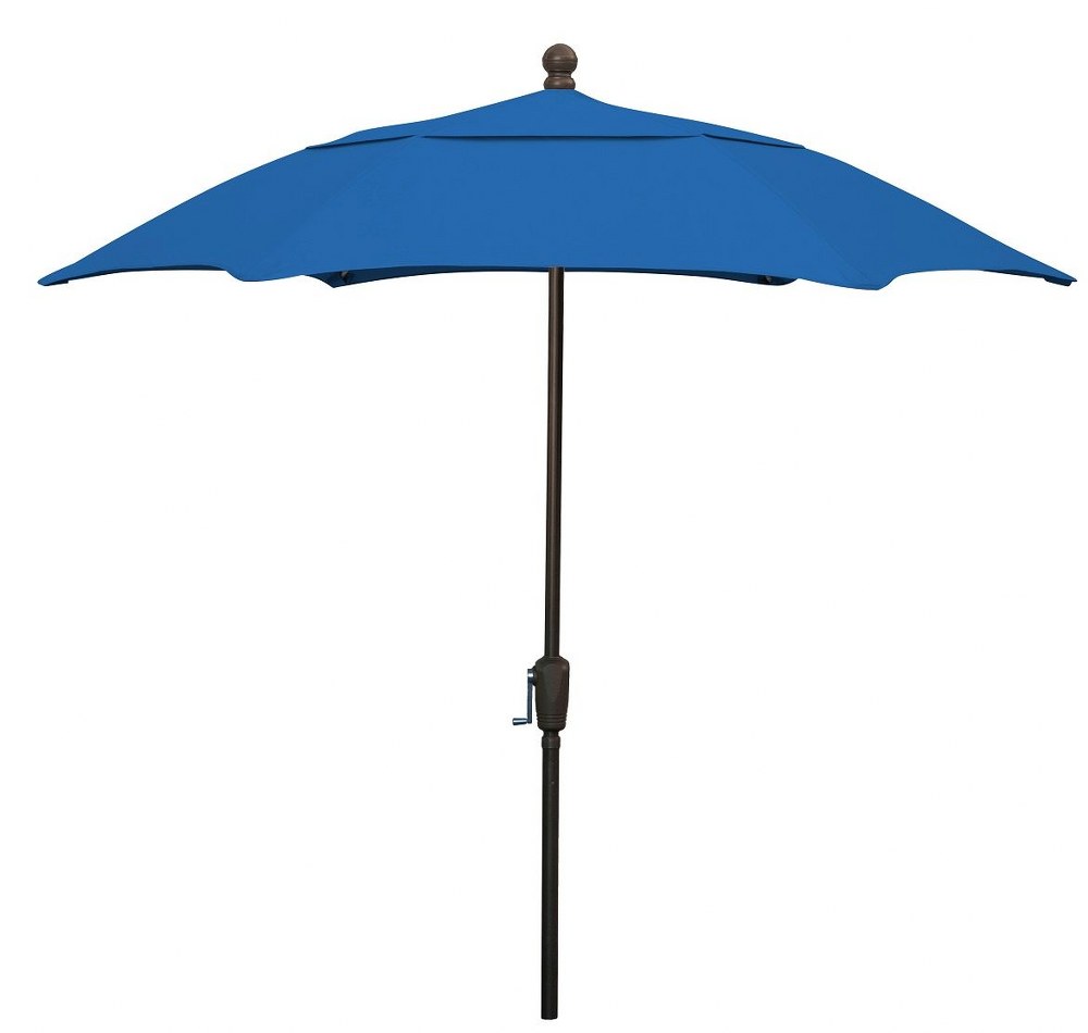 4529630 Fiberbuilt Umbrellas-7HCRCB-Black-7.5 Foot Hexagon sku 4529630